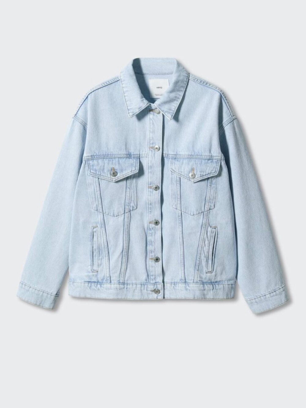 💙 MANGO Oversized Denim Jacket - Size M